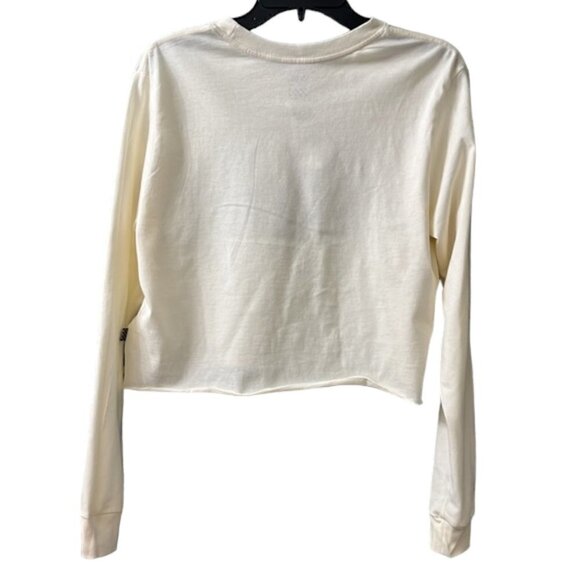 NWT Vans Off The Wall Original 1966 Cropped Long Sleeve Crewneck Graphic Tee - Picture 4 of 6